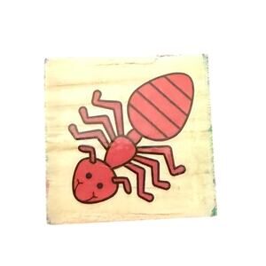 Unbranded Large Smiling Ant Rubber Stamp